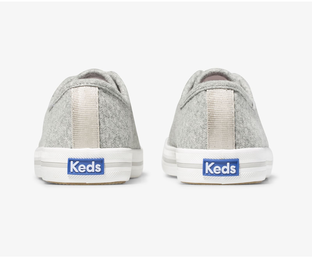 Keds Sneakers Grey - Kickstart Triangle Jersey - Womens DYBFGC-619